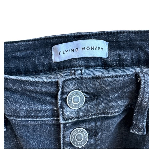 Flying Monkey Black Washed Boot Cut Jean Size 29 - Picture 4 of 6